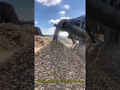 Estação móvel de britagem sobre rodas1